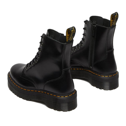 Dr. Martens Women's Jadon Smooth Leather Platform Boots Black - Special Price