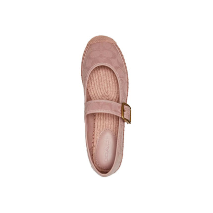 Coach Women's Courtney Espadrille In Signature Canvas Light Rose - Hemen Kargoda