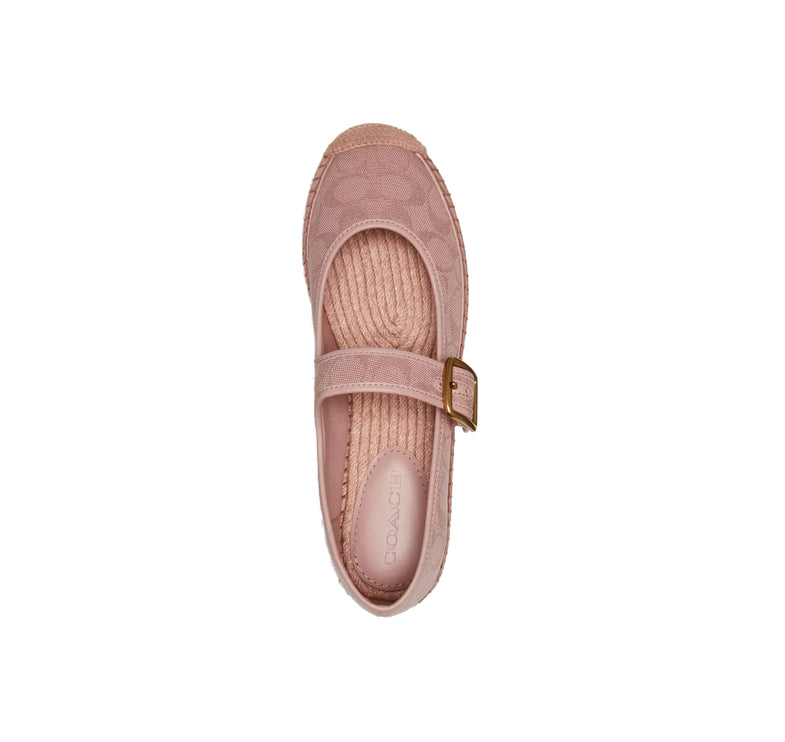 Coach Women's Courtney Espadrille In Signature Canvas Light Rose - Hemen Kargoda