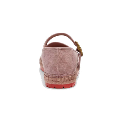 Coach Women's Courtney Espadrille In Signature Canvas Light Rose - Hemen Kargoda