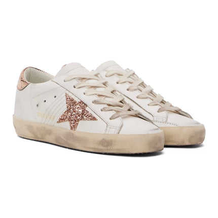 Golden Goose Women's Super Star Sneakers White/Shine/Rose