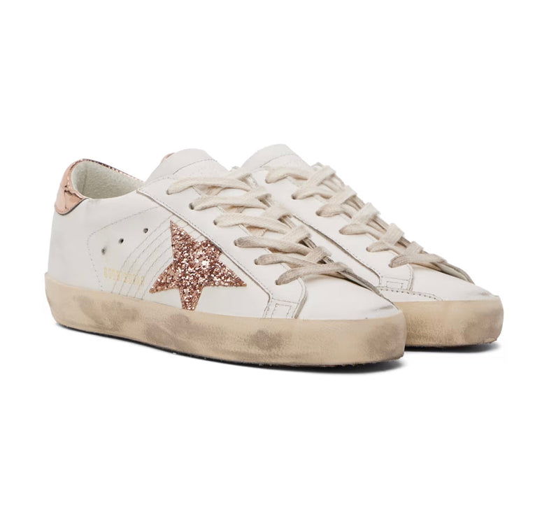 Golden Goose Women's Super Star Sneakers White/Shine/Rose