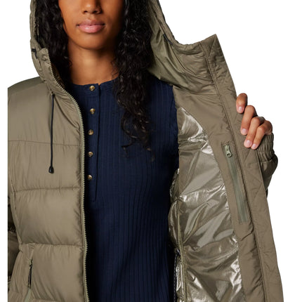 Columbia Women's Pike Lake II Long Jacket Stone Green