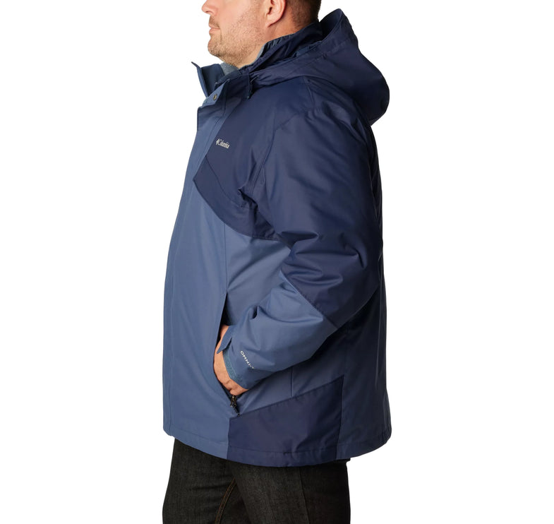 Columbia Men's Big Bugaboo II Fleece Interchange Jacket Dark Mountain/Collegiate Navy