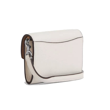 Coach Women's Mini Envelope Wallet With Strap Silver/Chalk