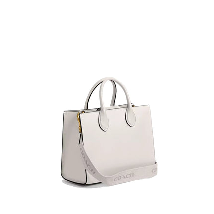 Coach Women's Ace Tote Bag 26 Brass/Chalk