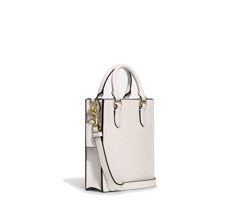 Coach Women's North South Mini Tote Gold/Chalk