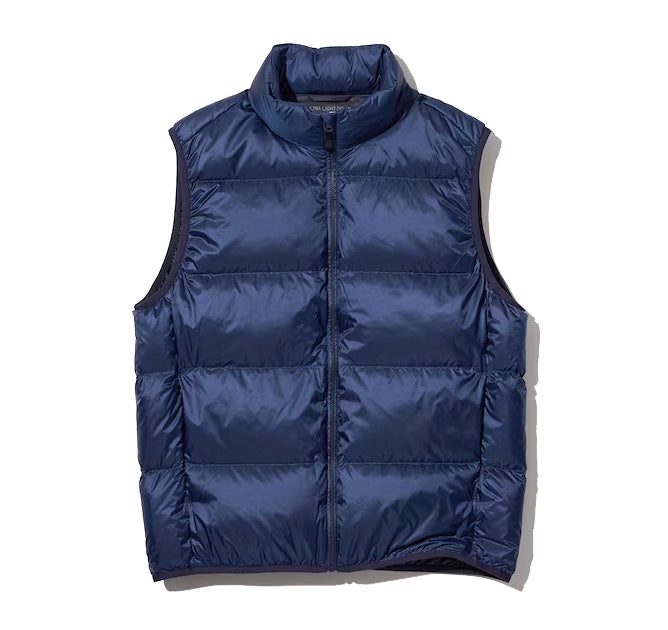 Uniqlo Men's Ultra Light Down Vest 68 Blue