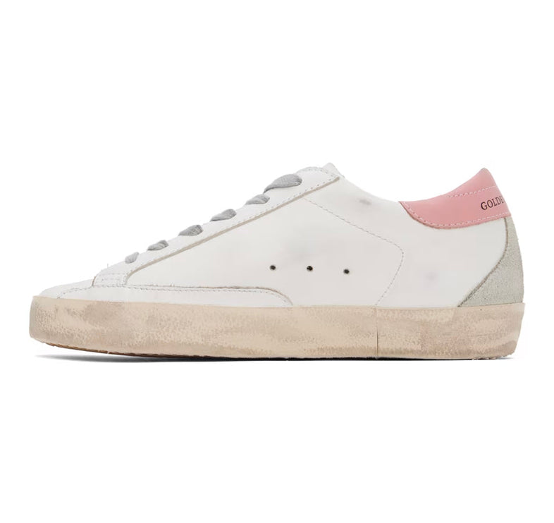 Golden Goose Women's Super Star Sneakers White/Grey/Pink