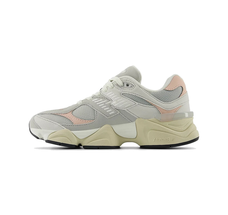 New Balance Grade School 9060 Grey Matter with Pink Haze GC9060EL