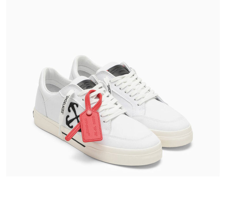 Off White Women's Low Vulcanized Sneakers White 0210