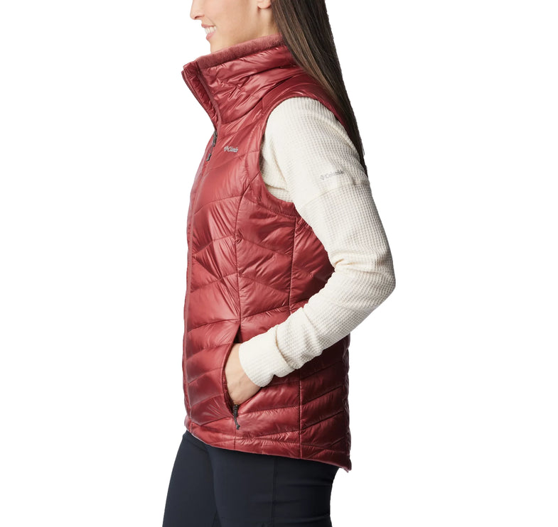 Columbia Women's Joy Peak Insulated Vest Night Wave Beetroot