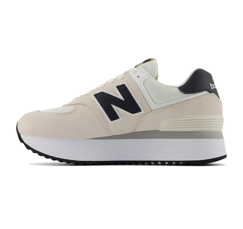 New Balance Women's 574+ Linen with Sea Salt and Phantom WL574ZAH