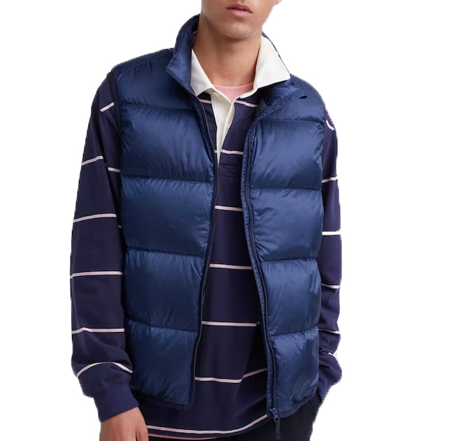 Uniqlo Men's Ultra Light Down Vest 68 Blue