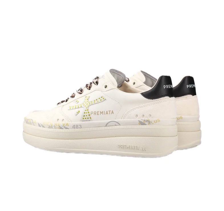 Premiata Women's Micol Sneakers Beige/Black 6794