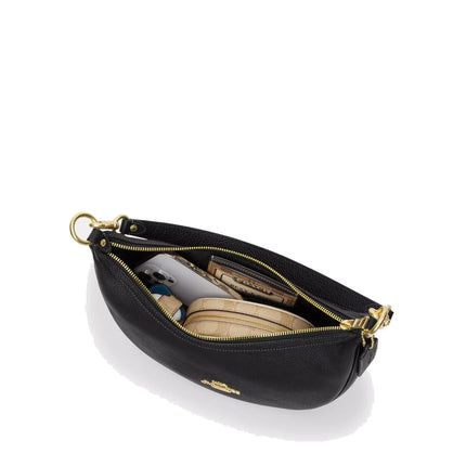 Coach Women's Aria Shoulder Bag Gold/Black - Hemen Kargoda