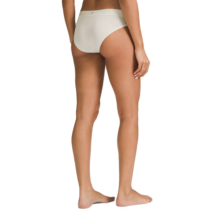 lululemon Women's UnderEase Mid-Rise Bikini Underwear 5 Pack Bone/Strawberry Milkshake/Jumie Stripe White Vapor/Windmill/Black