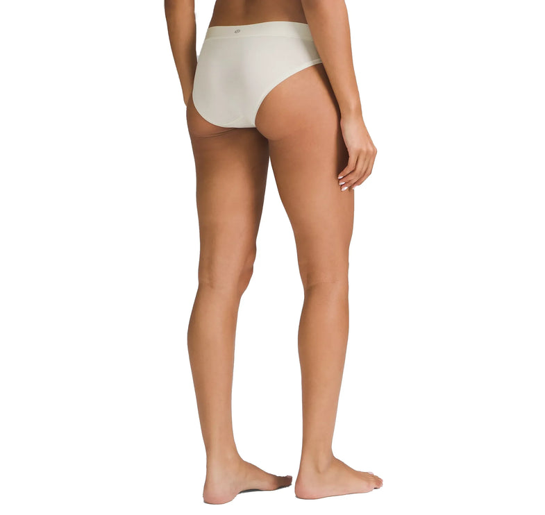 lululemon Women's UnderEase Mid-Rise Bikini Underwear 5 Pack Bone/Strawberry Milkshake/Jumie Stripe White Vapor/Windmill/Black