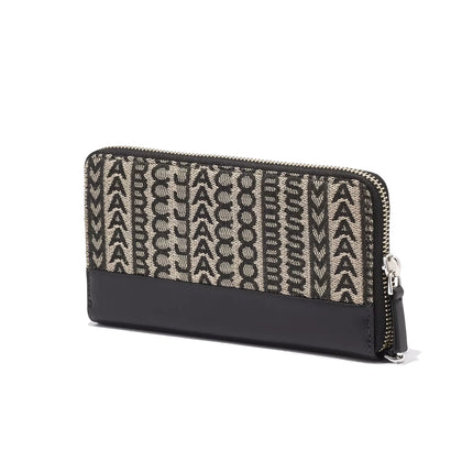 Marc Jacobs Women's The Monogram Jacquard Continental Wristlet Wallet Multi