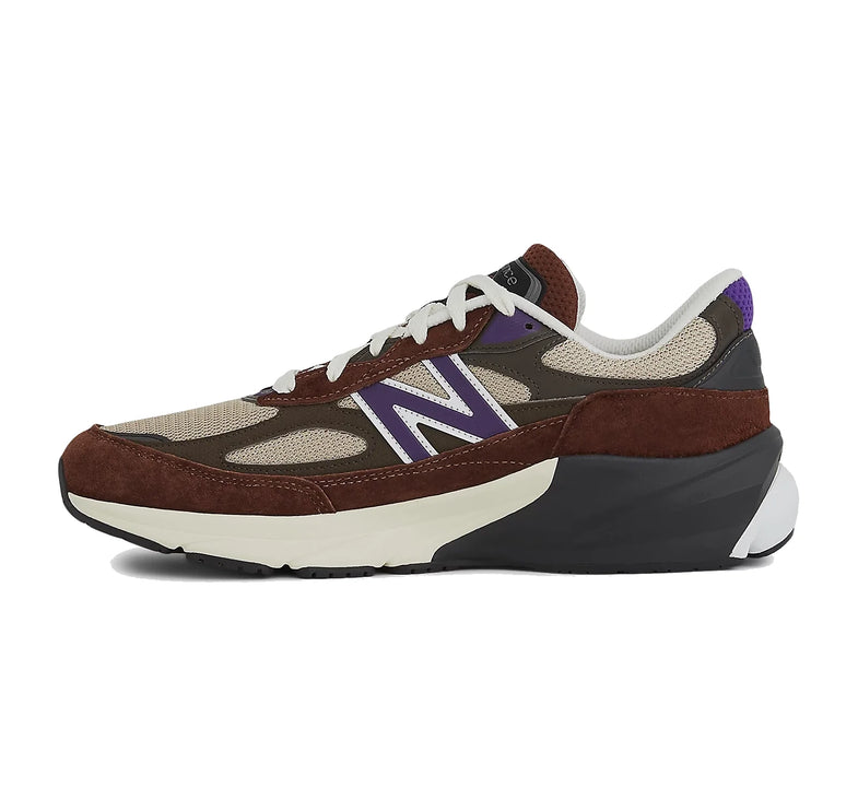 New Balance Unisex Made in USA 990v6 Rich Oak with Cosmic Grape U990OP6