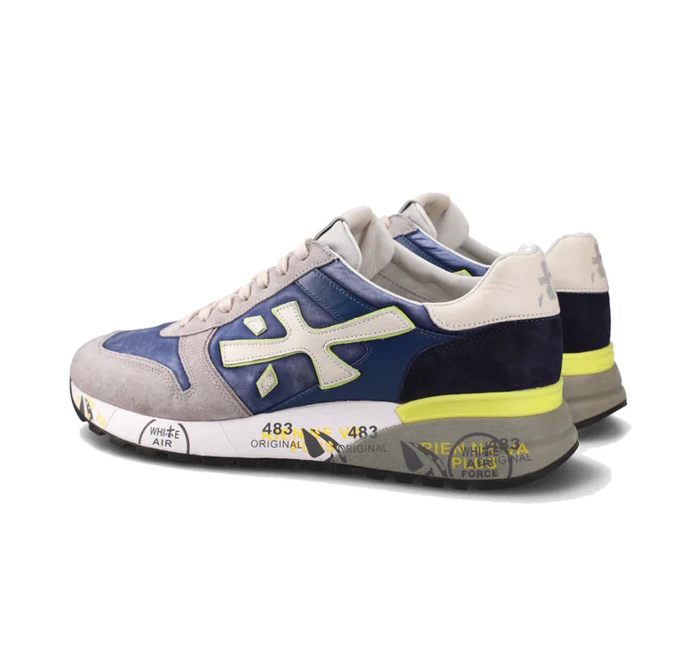 Premiata Men's Mick Sneakers Navy/Grey/Multi 6819