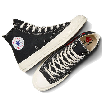 Converse x Comme des Garçons PLAY Chuck 70 High Top Black/Red/Egret