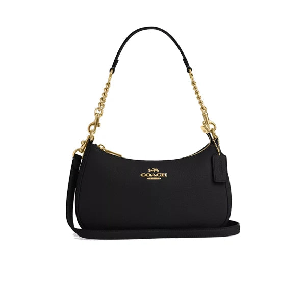 Coach Women's Teri Shoulder Bag Gold/Black