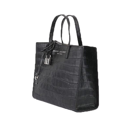 Marc Jacobs Women's Mini Grind Crocodile Embossed Leather Tote Black