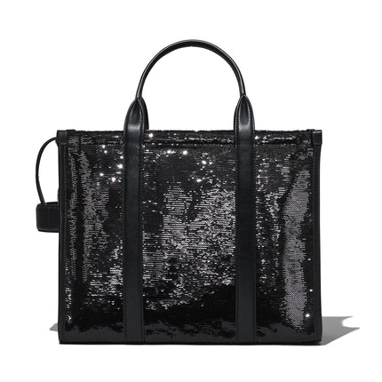 Marc Jacobs Women's The Sequin Medium Tote Bag Black