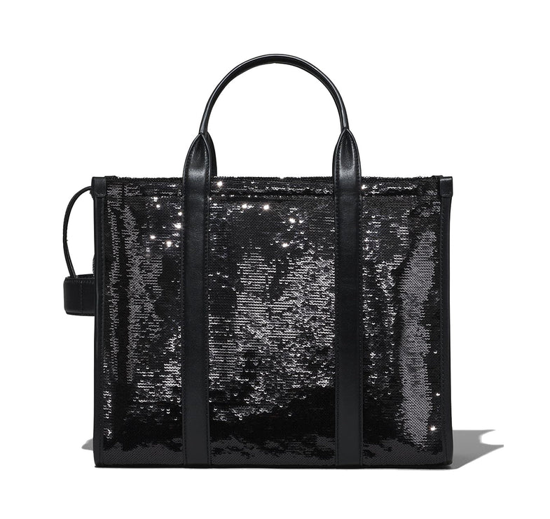 Marc Jacobs Women's The Sequin Medium Tote Bag Black