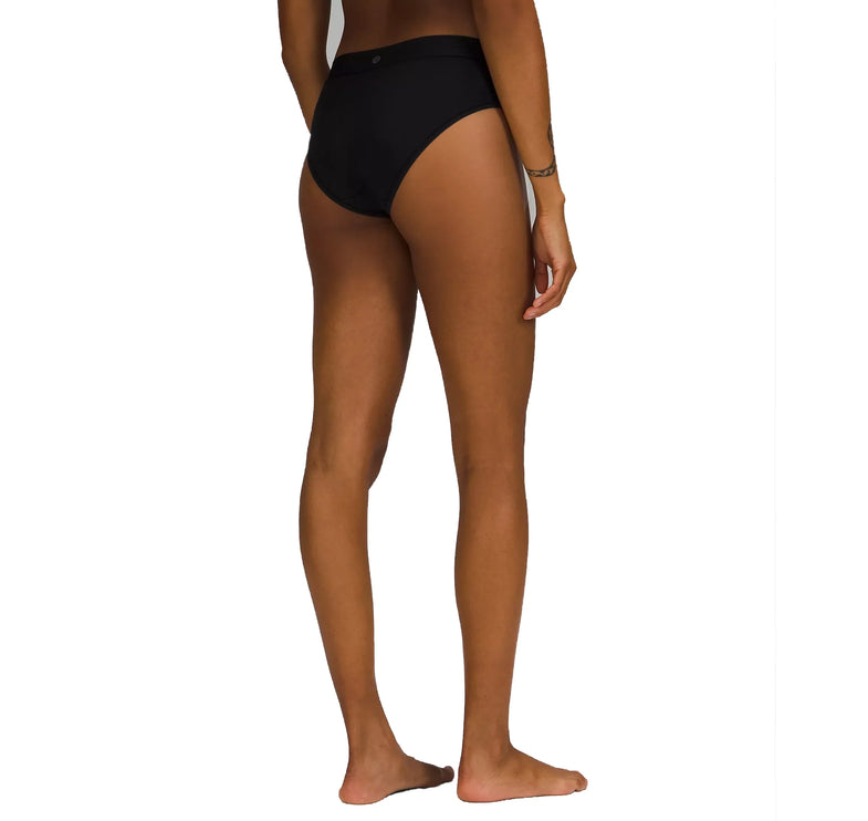 lululemon Women's UnderEase Mid-Rise Bikini Underwear 5 Pack Black