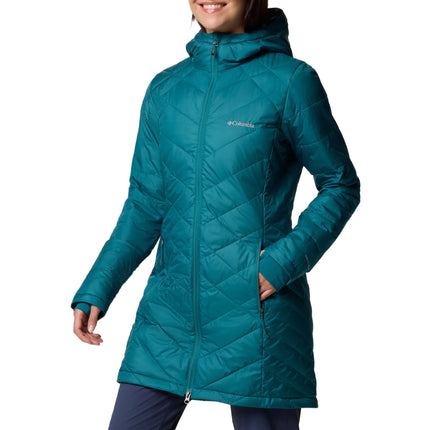 Columbia Women's Heavenly Long Hooded Jacket River Blue