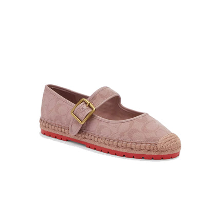 Coach Women's Courtney Espadrille In Signature Canvas Light Rose