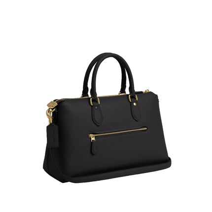 Coach Women's Georgia Satchel Gold/Black