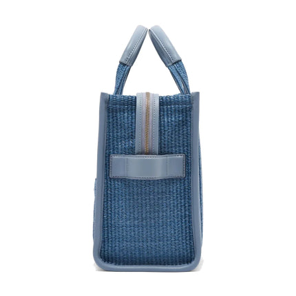 Marc Jacobs Women's The Woven Medium Tote Bag Pale Blue