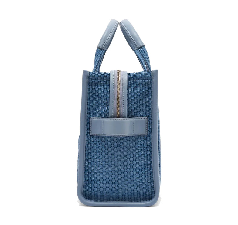 Marc Jacobs Women's The Woven Medium Tote Bag Pale Blue