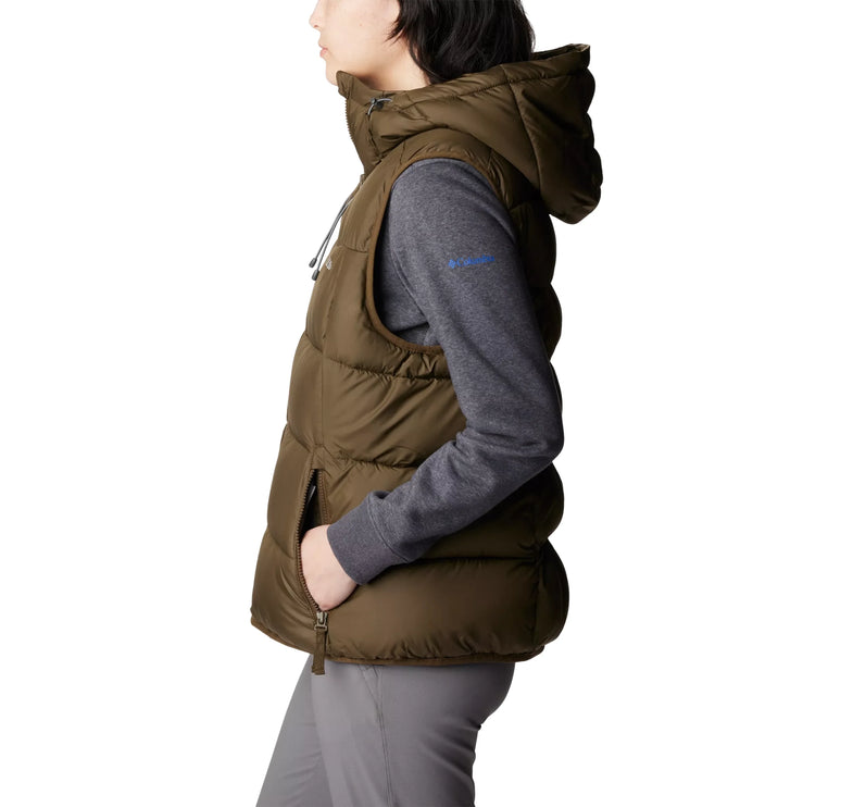 Columbia Women's Pike Lake II Insulated Vest Olive Green