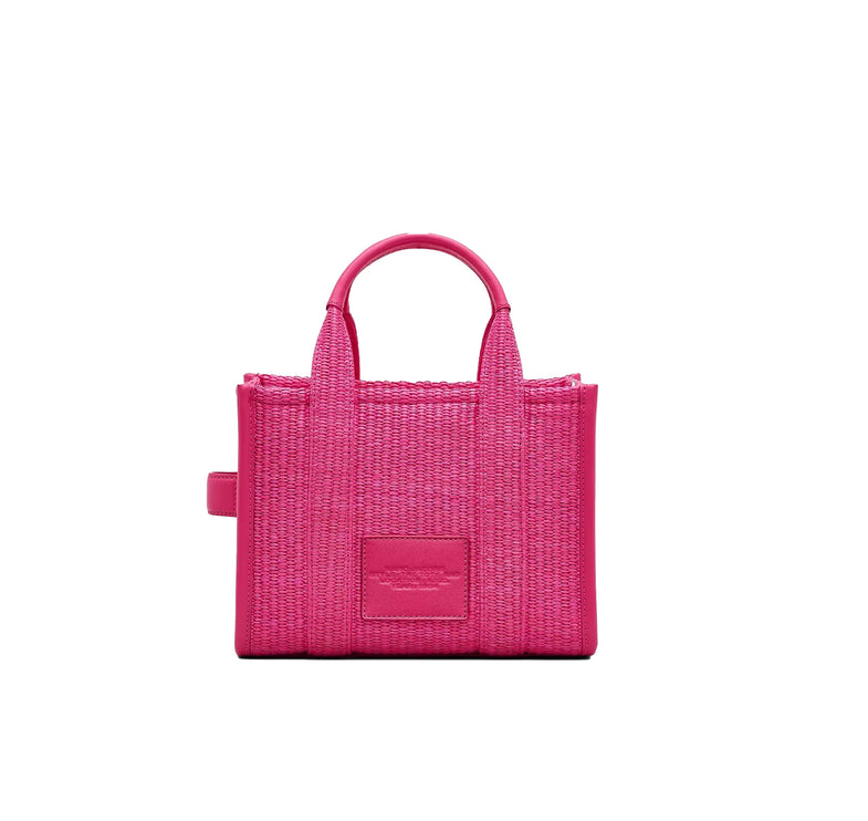 Marc Jacobs Women's The Woven Small Tote Bag Hot Pink