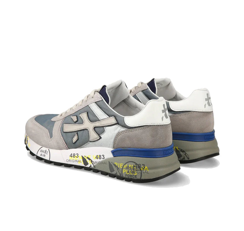 Premiata Men's Mick Sneakers Gray/Blue 6611