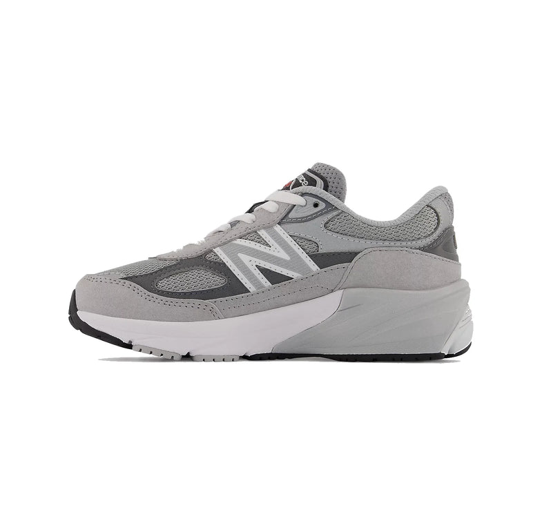 New Balance Little Kid's 990v6 Grey with Silver PC990GL6 - Special Price