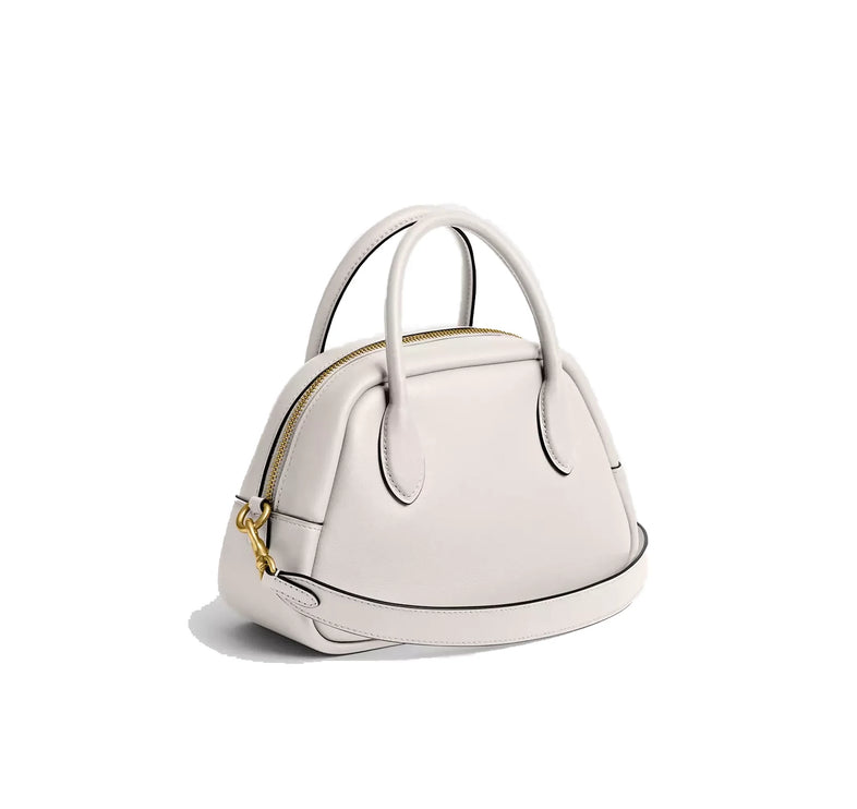 Coach Women's Borough Bowling Bag Brass/Chalk