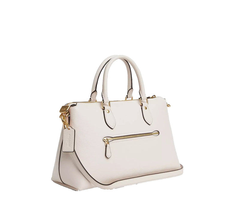 Coach Women's Georgia Satchel Gold/Chalk