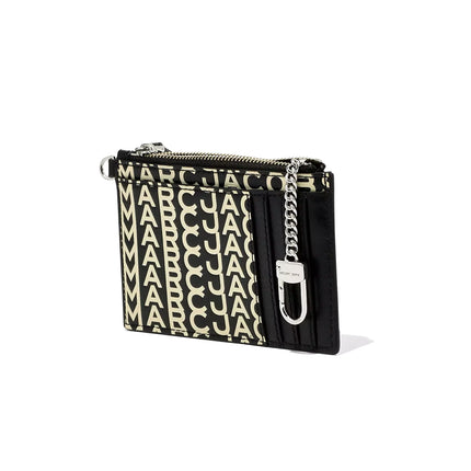 Marc Jacobs Women's The Monogram Leather Top Zip Wristlet Multi