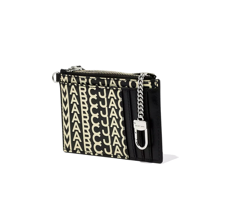 Marc Jacobs Women's The Monogram Leather Top Zip Wristlet Multi