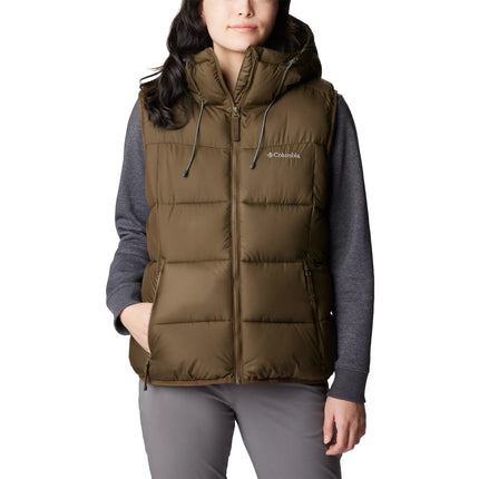 Columbia Women's Pike Lake II Insulated Vest Olive Green