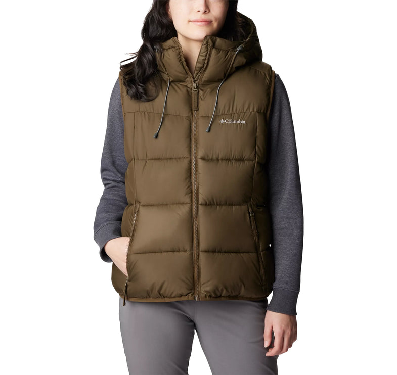 Columbia Women's Pike Lake II Insulated Vest Olive Green