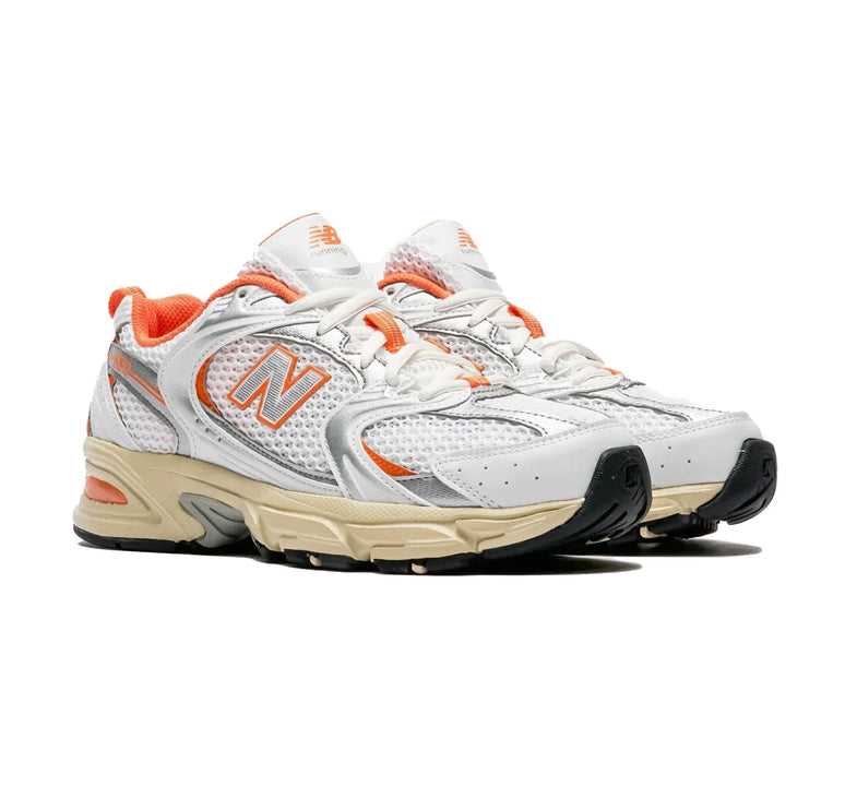 New Balance 530 White/Silver/Orange MR530EB