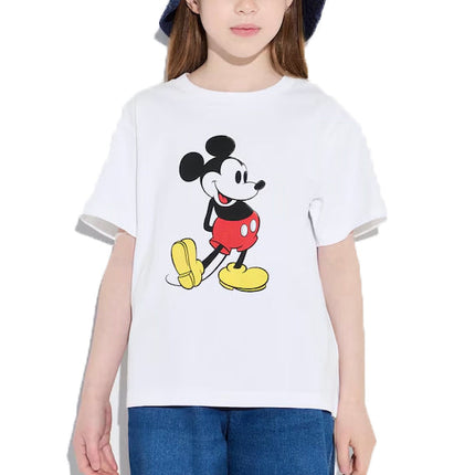 Uniqlo Kid's Mickey Stands Short Sleeve T-Shirt 00 White