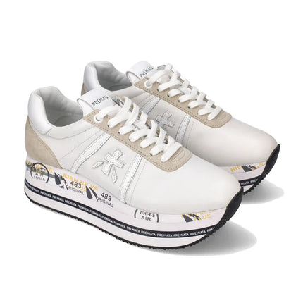 Premiata Women's Beth Sneakers White 5603 - Ready to Ship