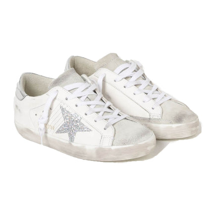 Golden Goose Women's Super Star Sneakers White/Silver/Shine